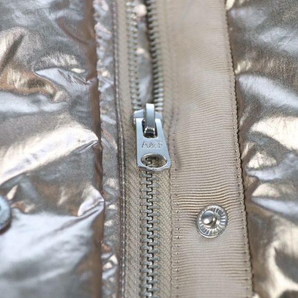 GOLD PUFFER JACKET - Picture 4 of 8